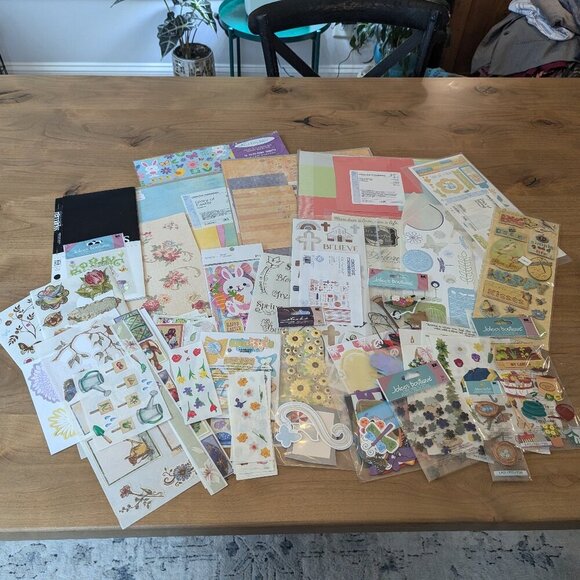 Unbranded Other - Pack of Easter, Spring Stickers and Embellishments for Scrapbooking